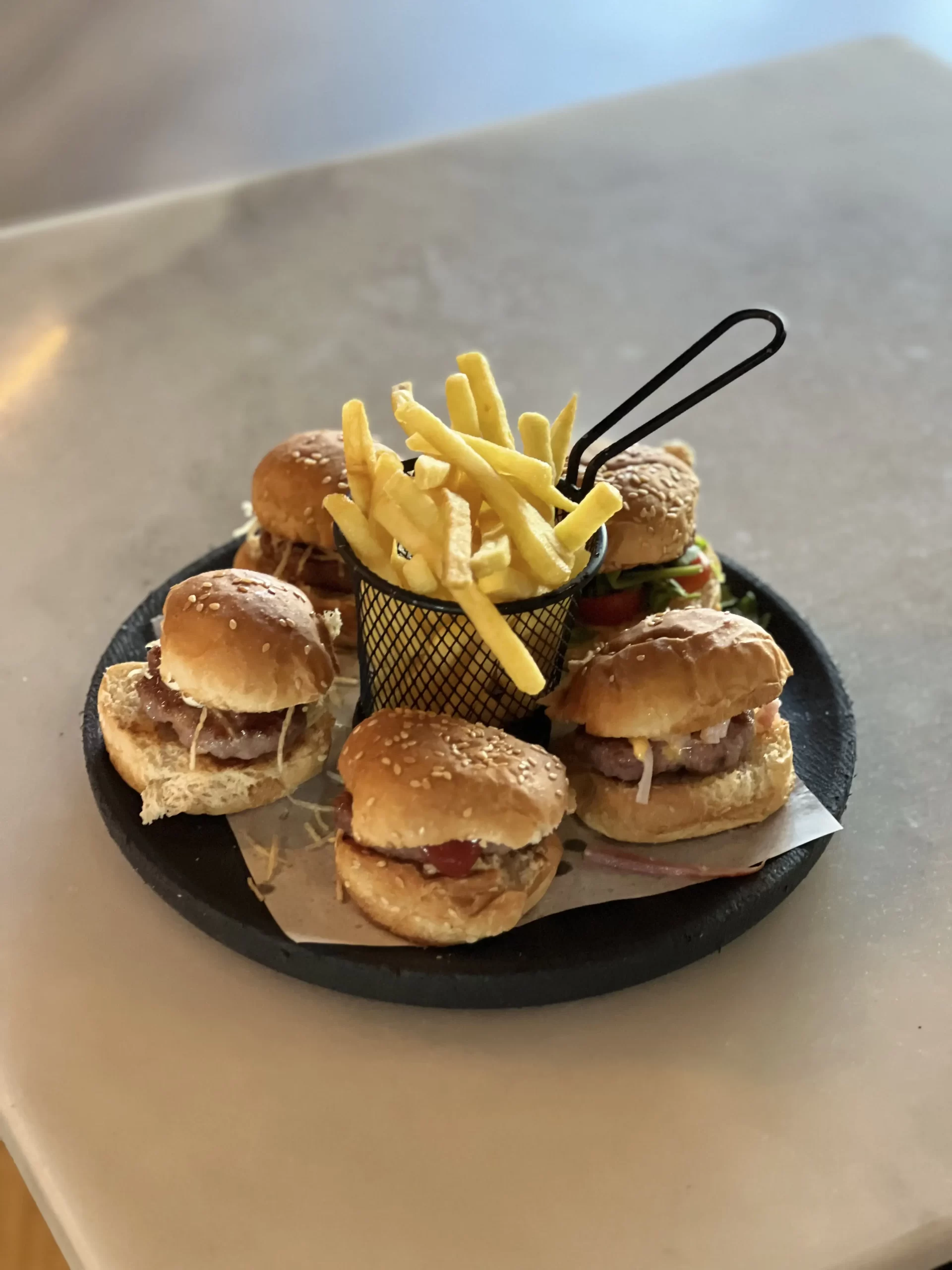 Seleção de hambúrgueres